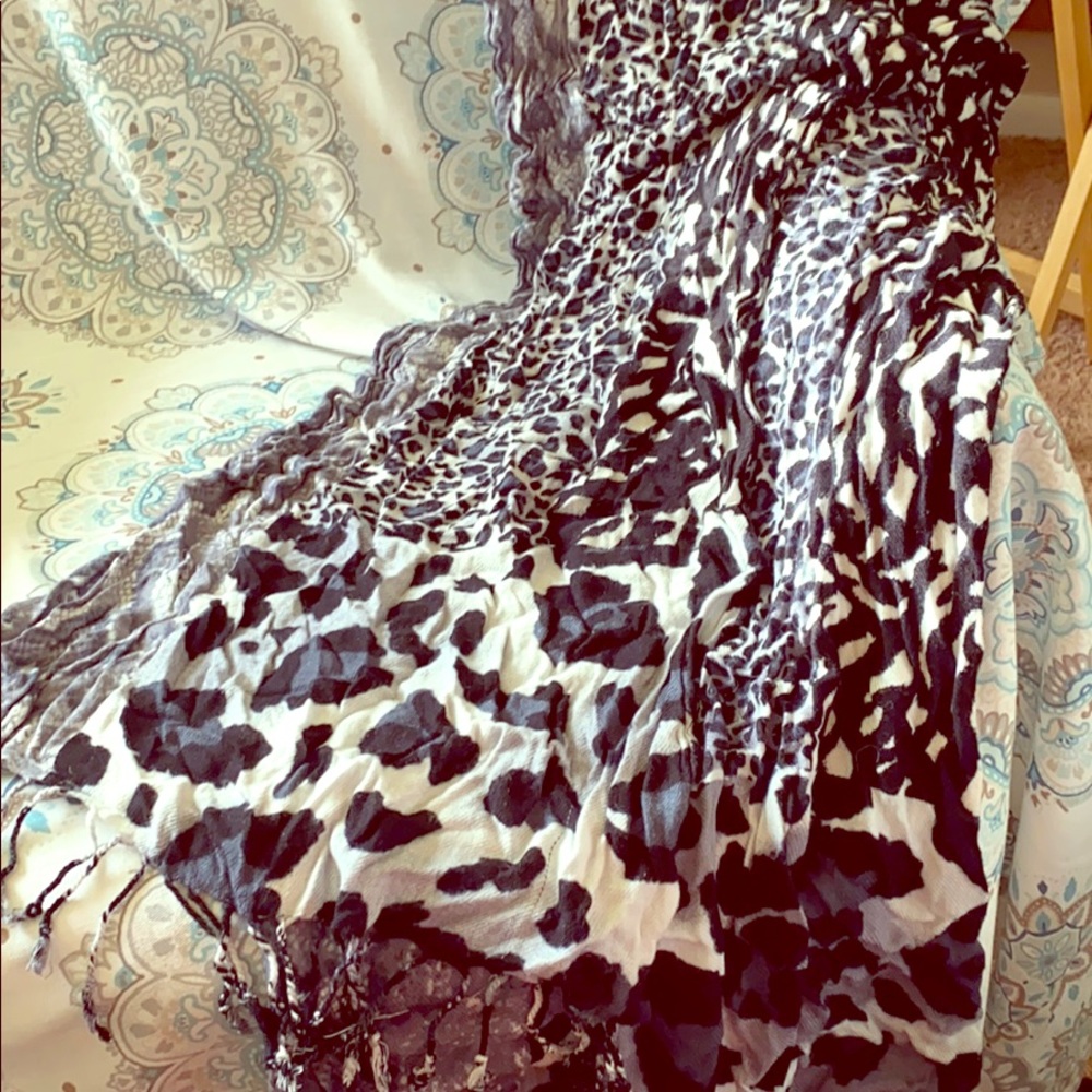Multiple print scarf